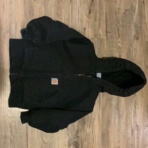 Carhartt boys active quilted flannel lined jacket. Excellent condition.